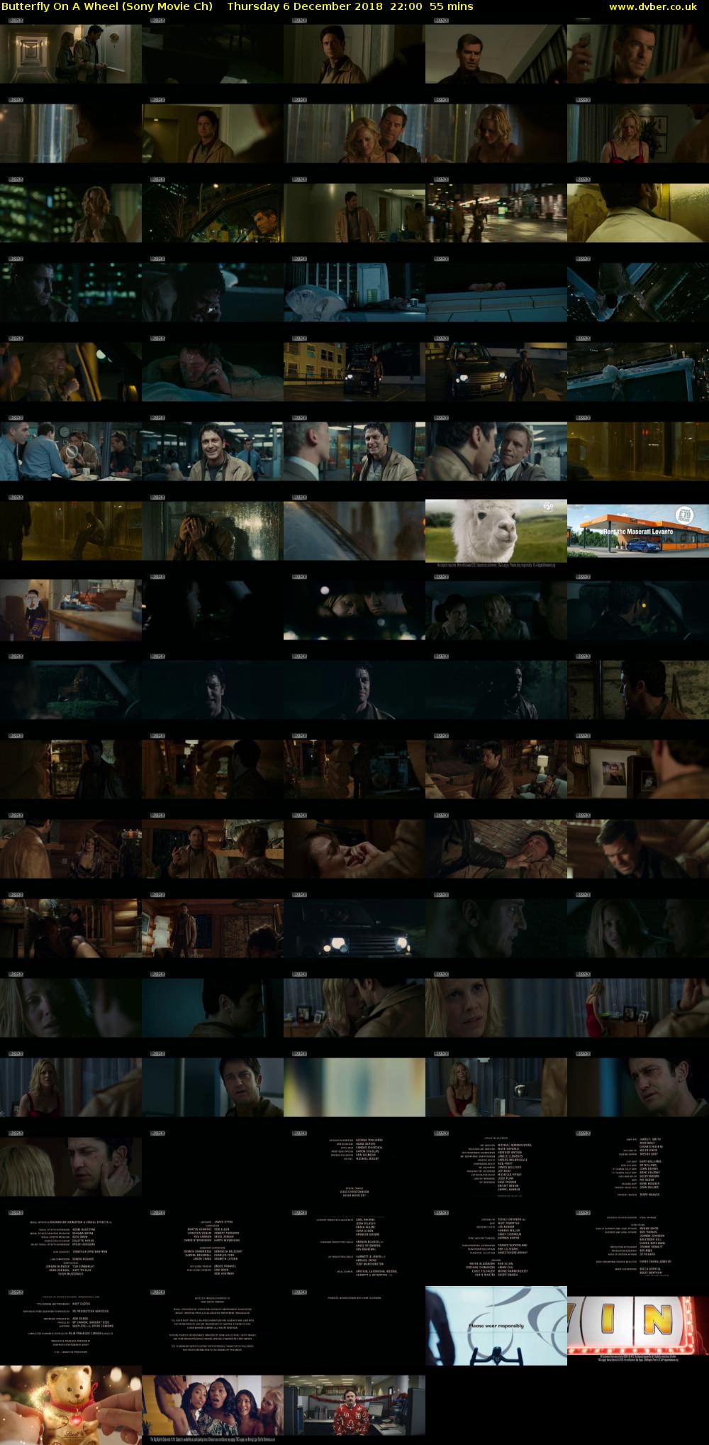 Butterfly On A Wheel (Sony Movie Ch) Thursday 6 December 2018 22:00 - 22:55