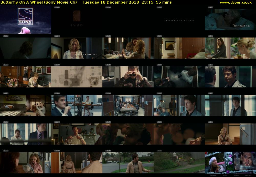 Butterfly On A Wheel (Sony Movie Ch) Tuesday 18 December 2018 23:15 - 00:10