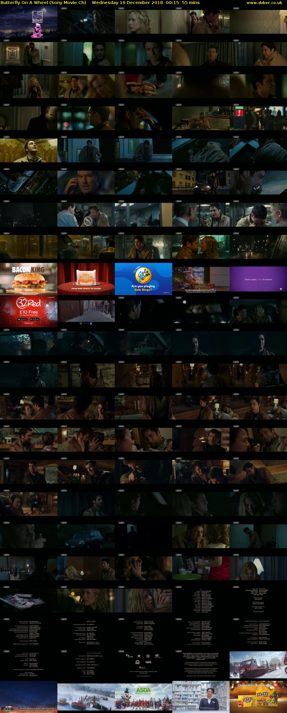 Butterfly On A Wheel (Sony Movie Ch) Wednesday 19 December 2018 00:15 - 01:10