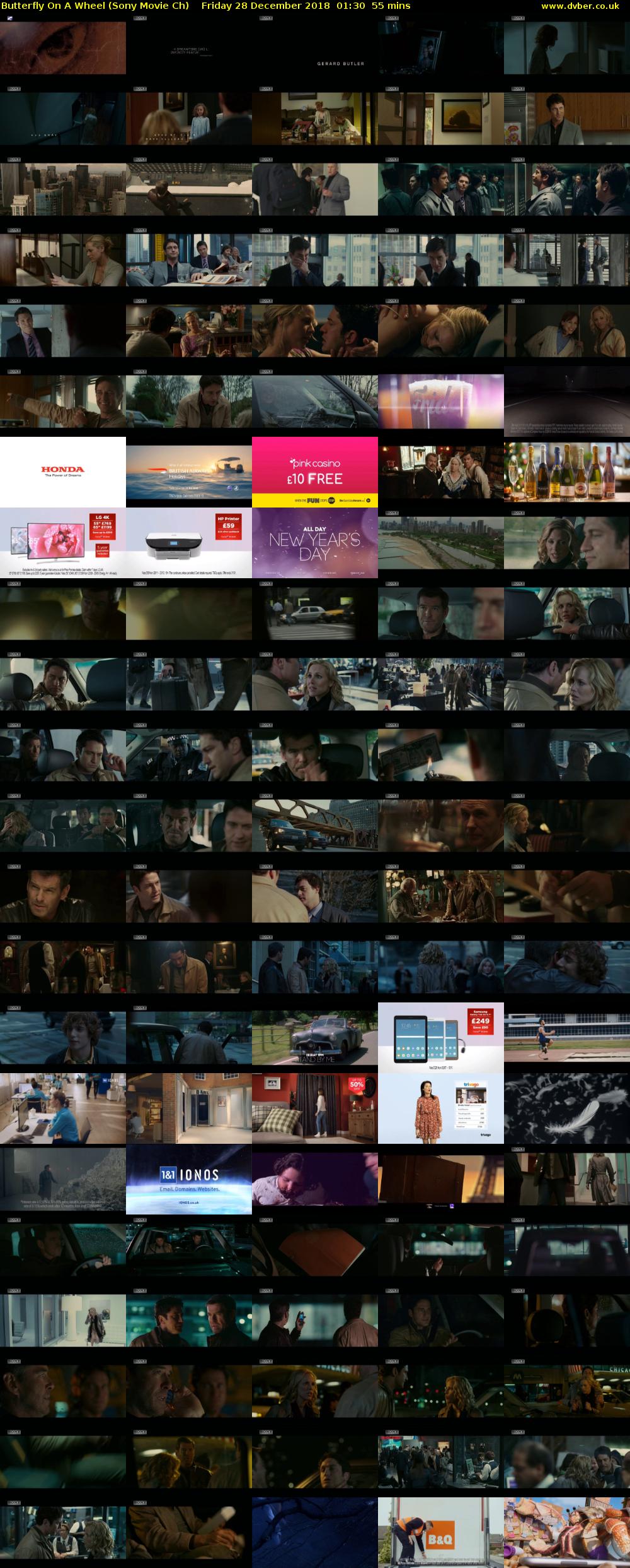 Butterfly On A Wheel (Sony Movie Ch) Friday 28 December 2018 01:30 - 02:25