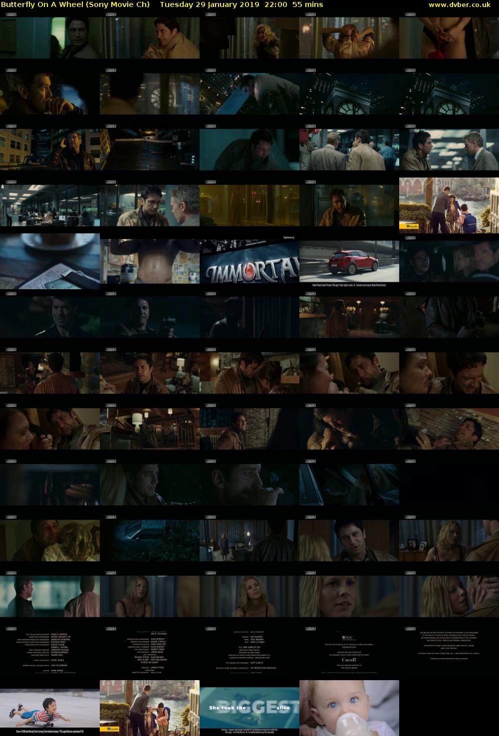 Butterfly On A Wheel (Sony Movie Ch) Tuesday 29 January 2019 22:00 - 22:55