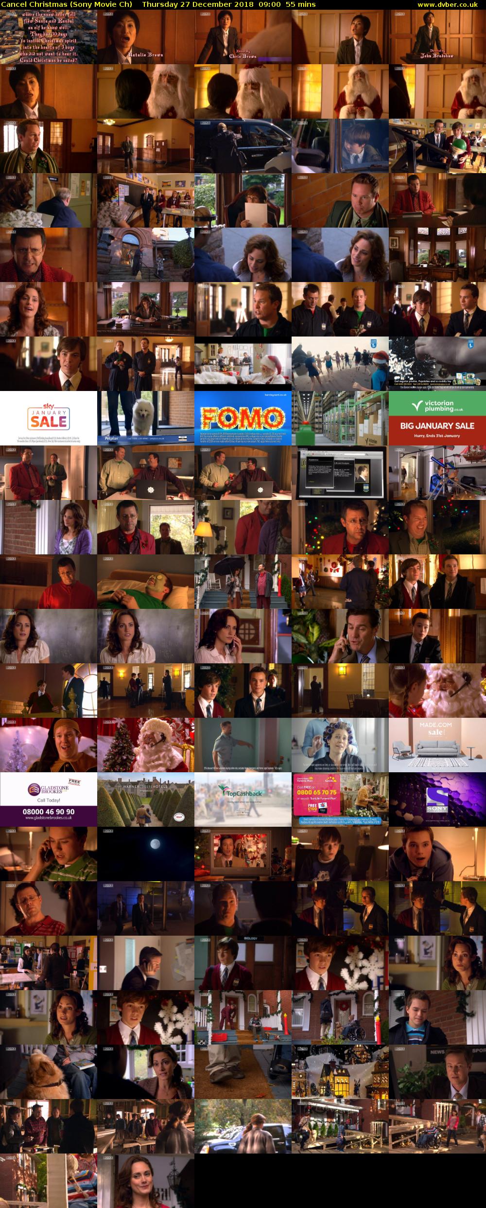 Cancel Christmas (Sony Movie Ch) Thursday 27 December 2018 09:00 - 09:55