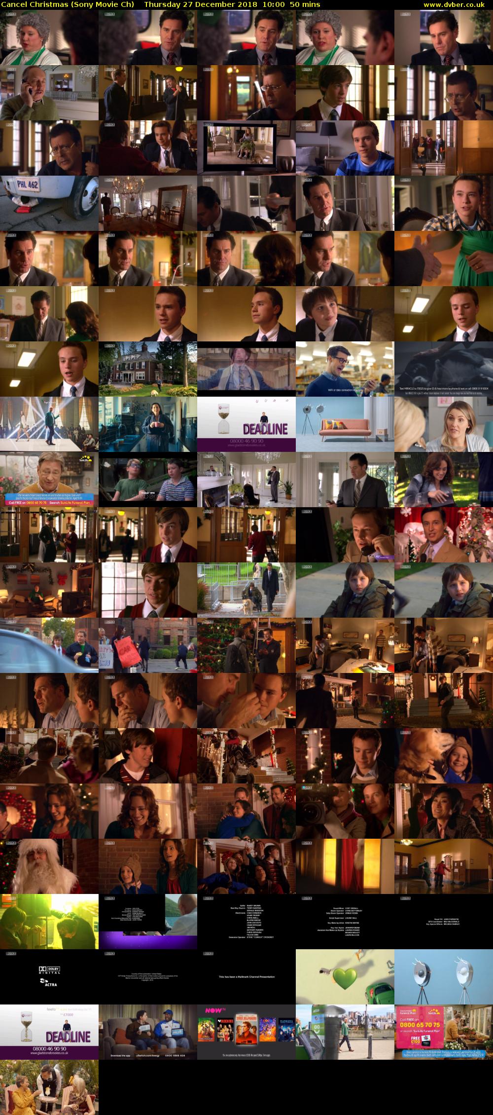 Cancel Christmas (Sony Movie Ch) Thursday 27 December 2018 10:00 - 10:50