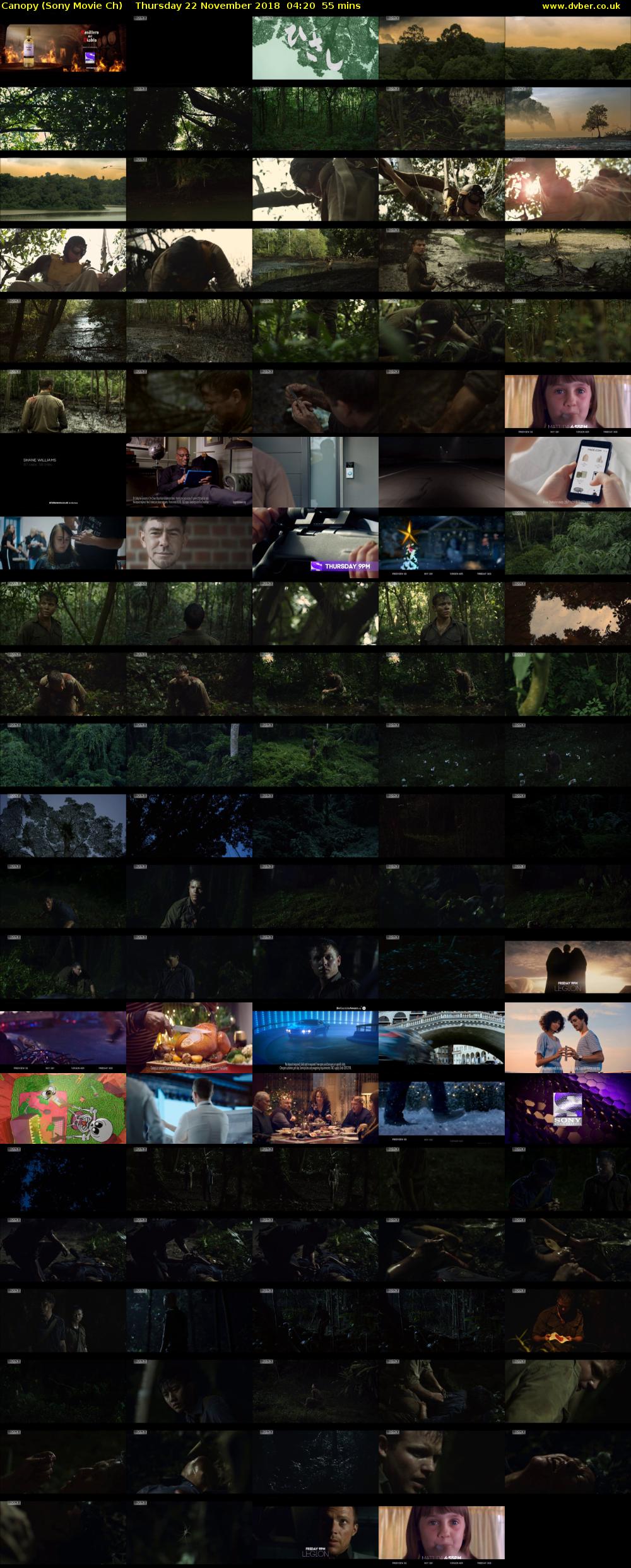 Canopy (Sony Movie Ch) Thursday 22 November 2018 04:20 - 05:15