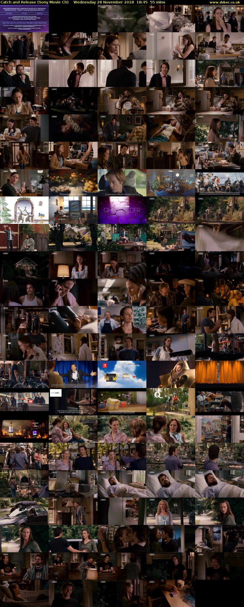 Catch and Release (Sony Movie Ch) Wednesday 28 November 2018 18:45 - 19:40