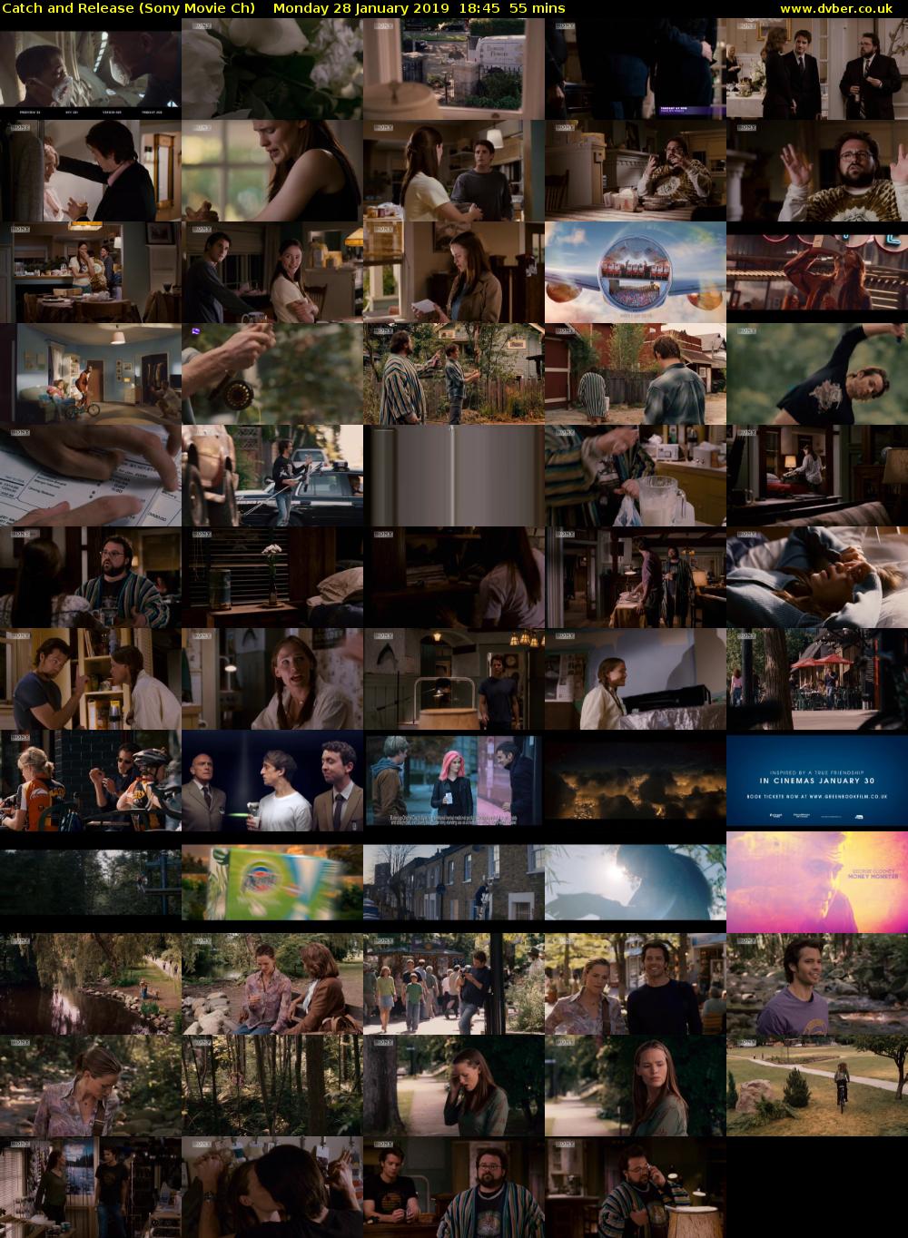 Catch and Release (Sony Movie Ch) Monday 28 January 2019 18:45 - 19:40