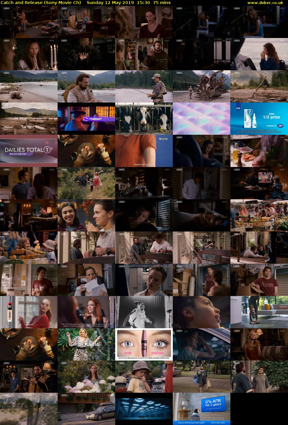 Catch and Release (Sony Movie Ch) Sunday 12 May 2019 15:30 - 16:45