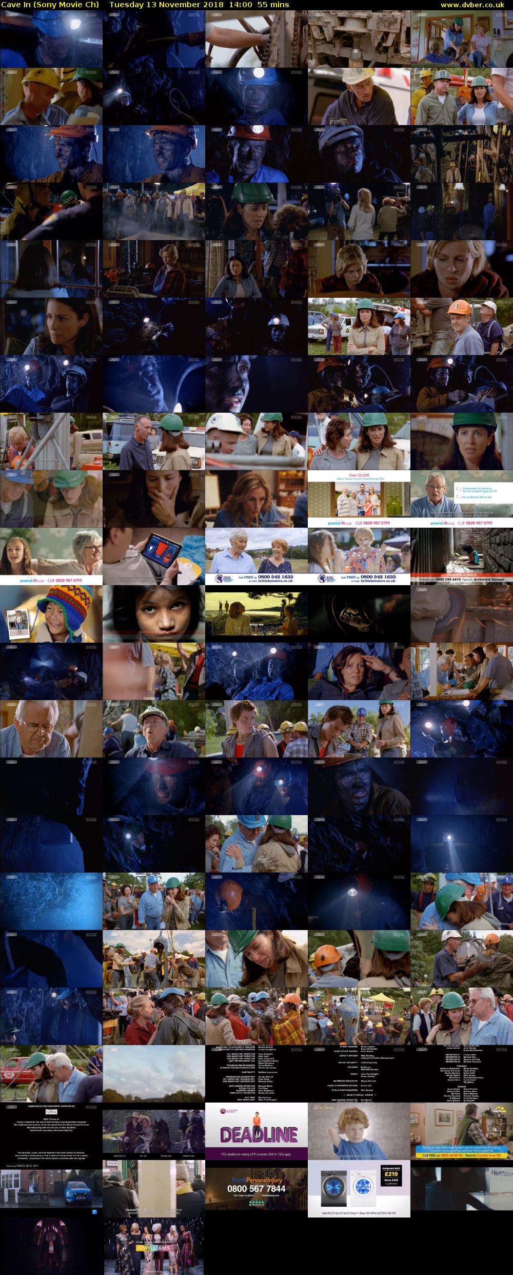 Cave In (Sony Movie Ch) Tuesday 13 November 2018 14:00 - 14:55