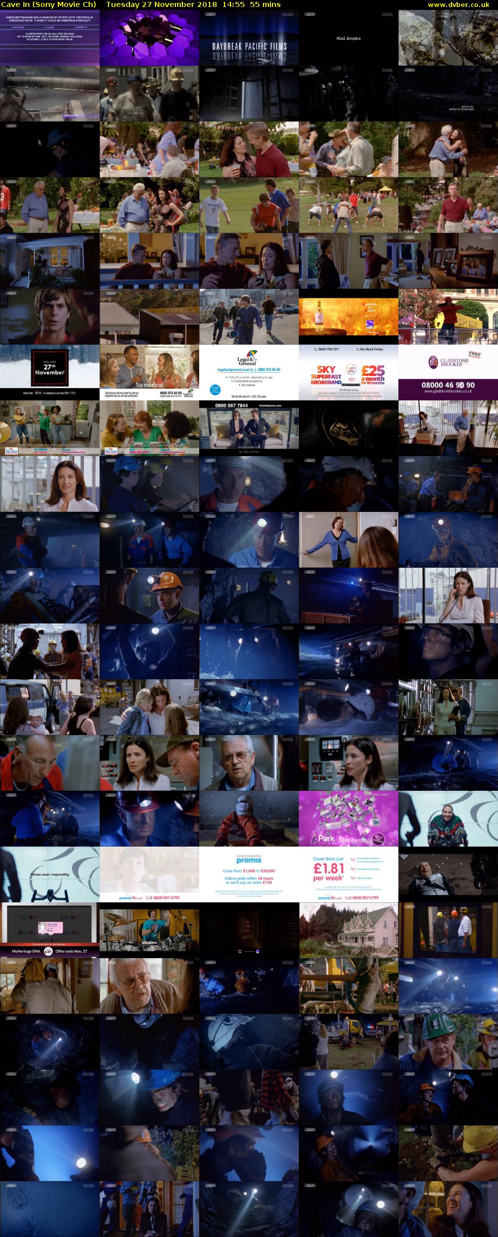 Cave In (Sony Movie Ch) Tuesday 27 November 2018 14:55 - 15:50