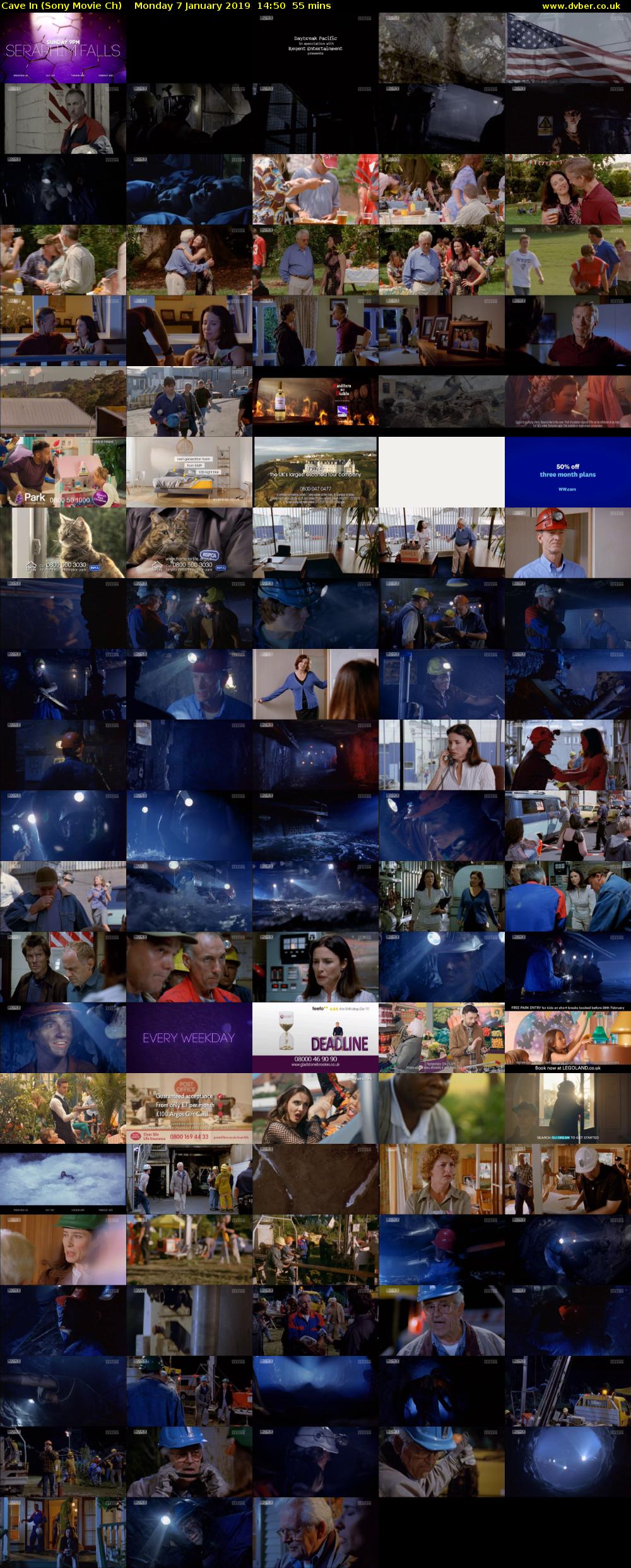 Cave In (Sony Movie Ch) Monday 7 January 2019 14:50 - 15:45