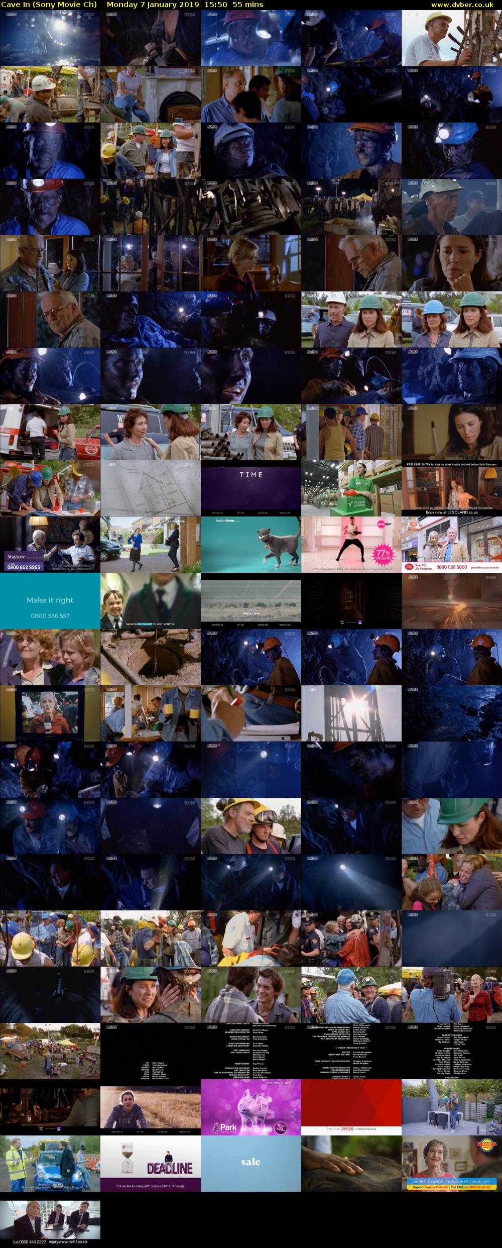 Cave In (Sony Movie Ch) Monday 7 January 2019 15:50 - 16:45