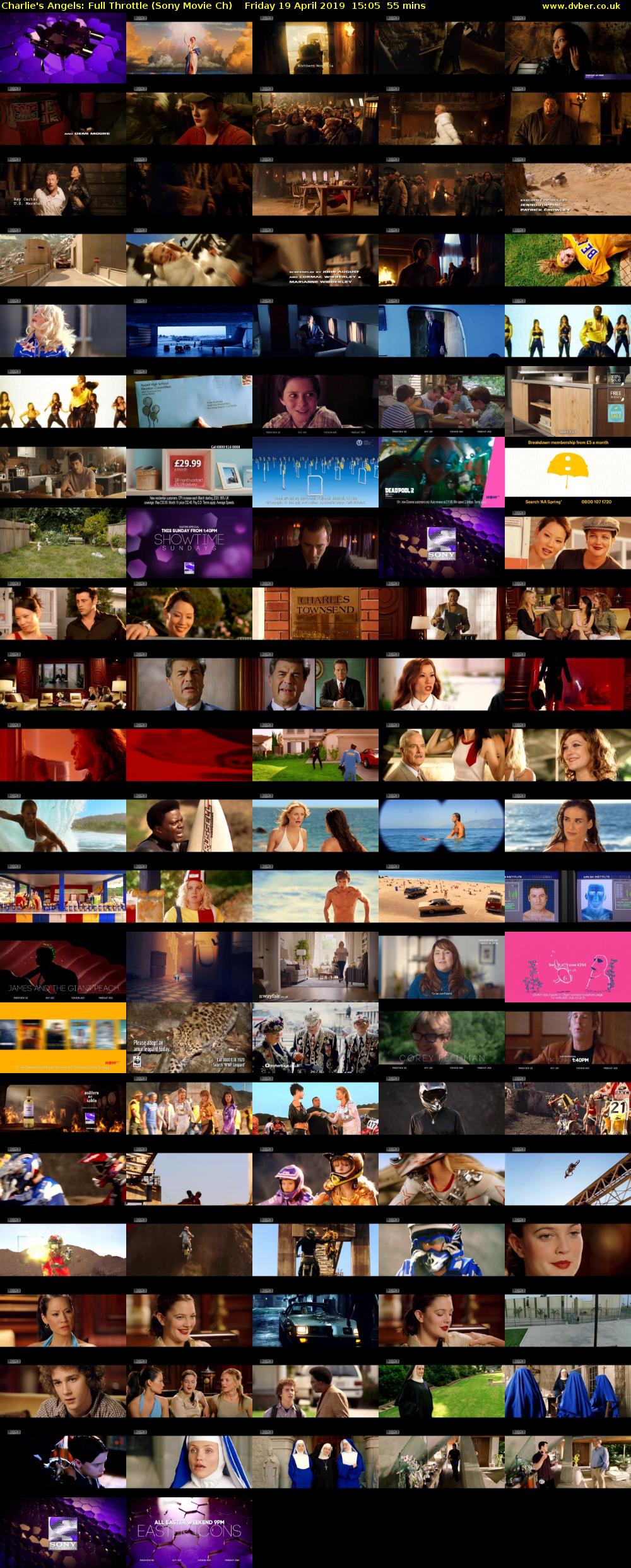 Charlie's Angels: Full Throttle (Sony Movie Ch) Friday 19 April 2019 15:05 - 16:00