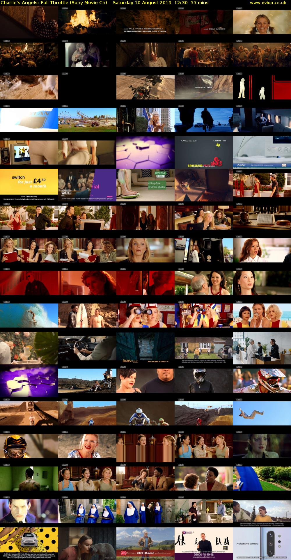 Charlie's Angels: Full Throttle (Sony Movie Ch) Saturday 10 August 2019 12:30 - 13:25