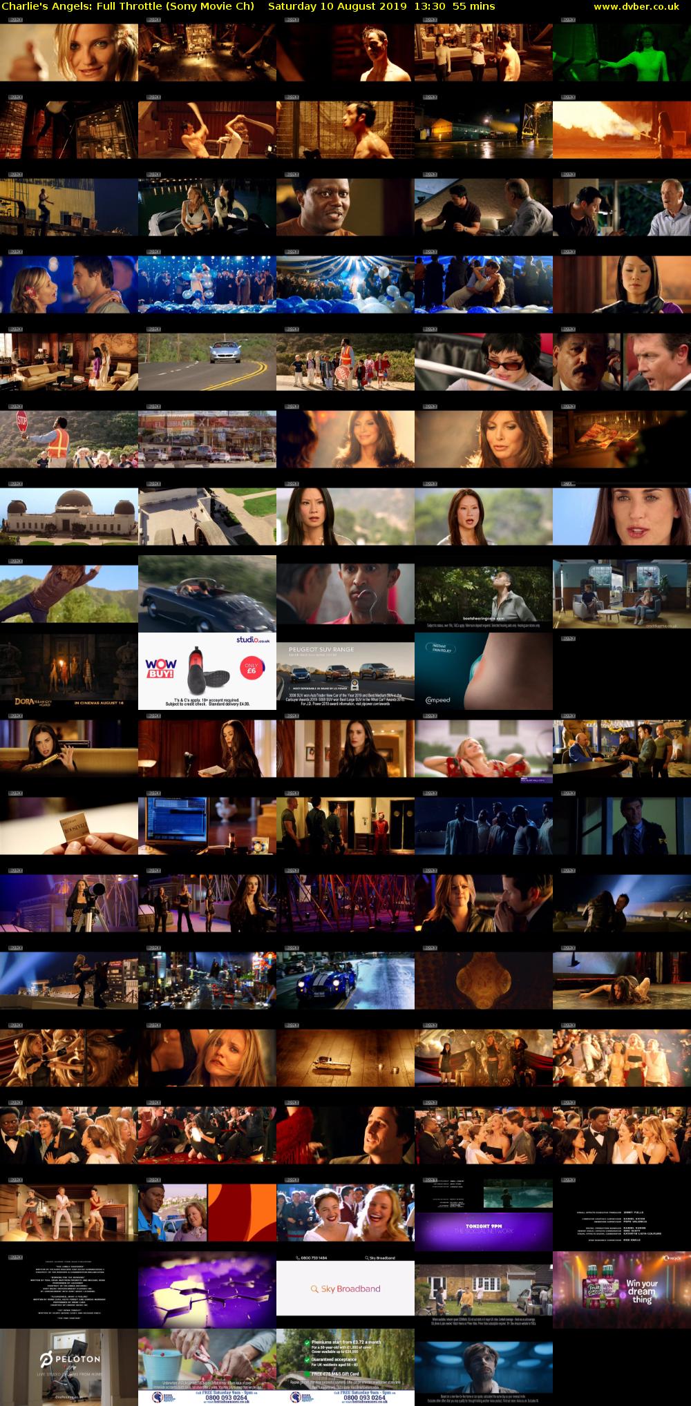Charlie's Angels: Full Throttle (Sony Movie Ch) Saturday 10 August 2019 13:30 - 14:25