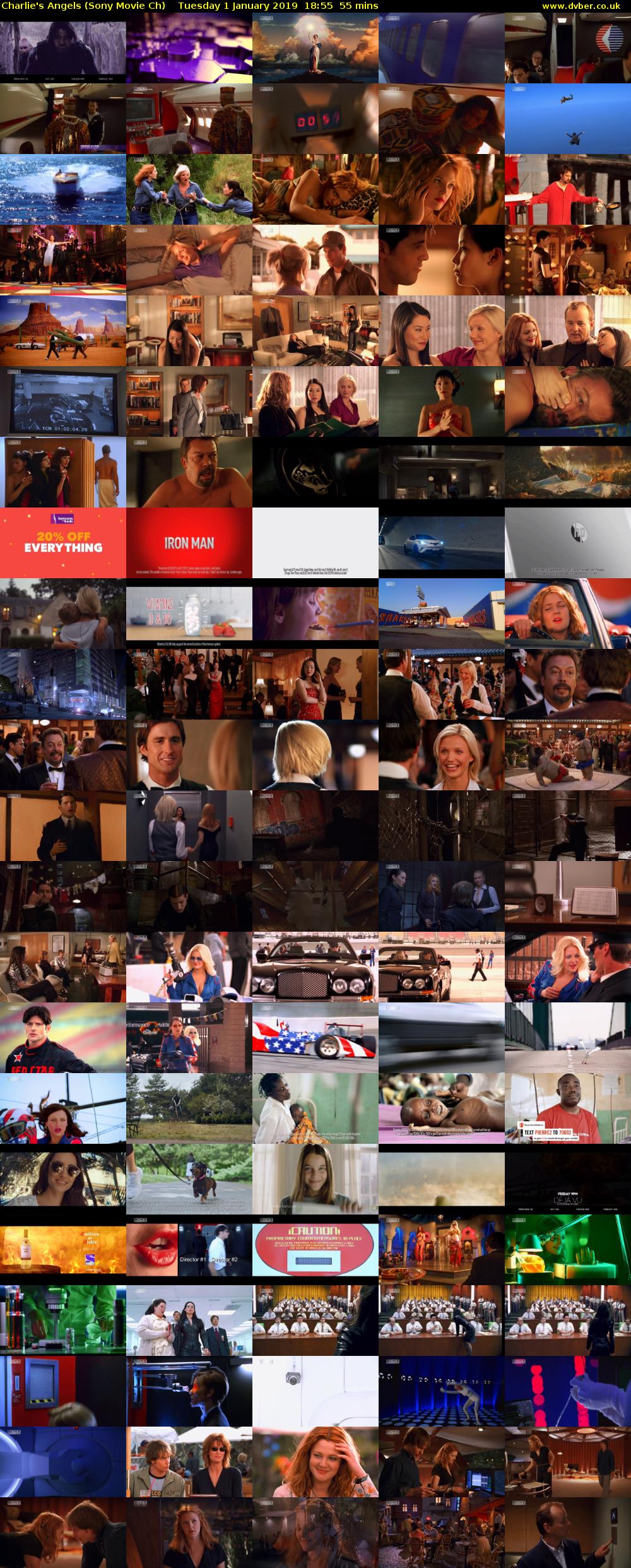 Charlie's Angels (Sony Movie Ch) Tuesday 1 January 2019 18:55 - 19:50