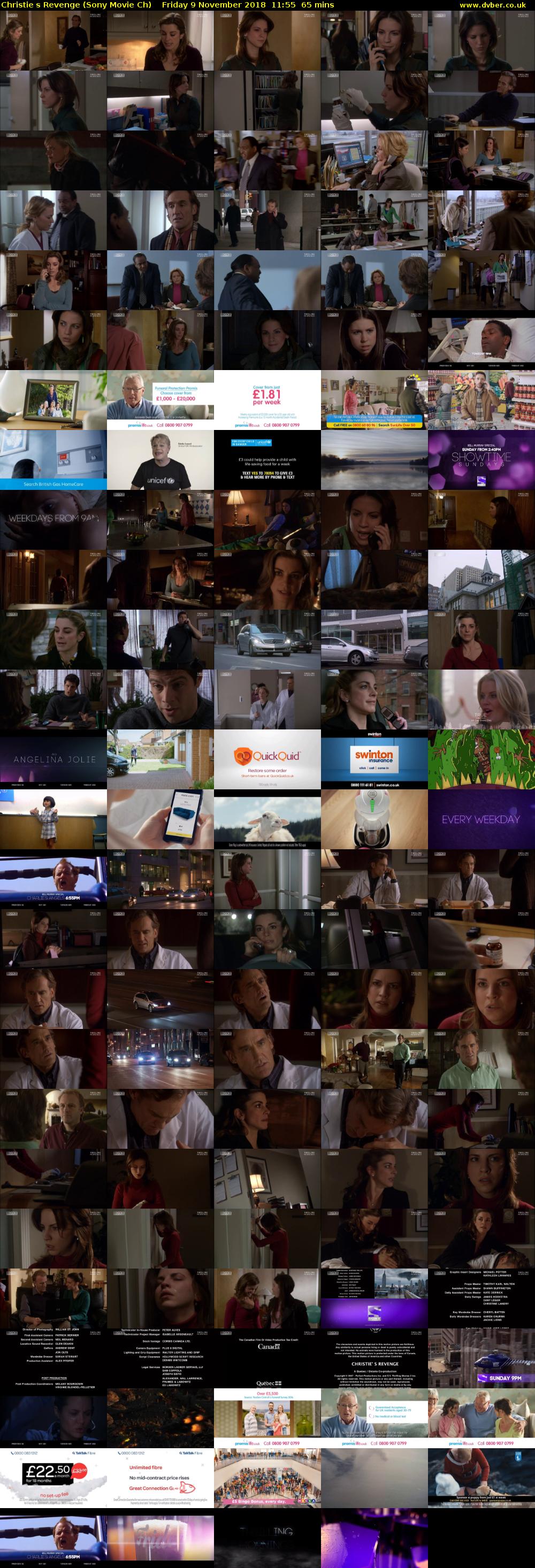 Christies Revenge (Sony Movie Ch) Friday 9 November 2018 11:55 - 13:00