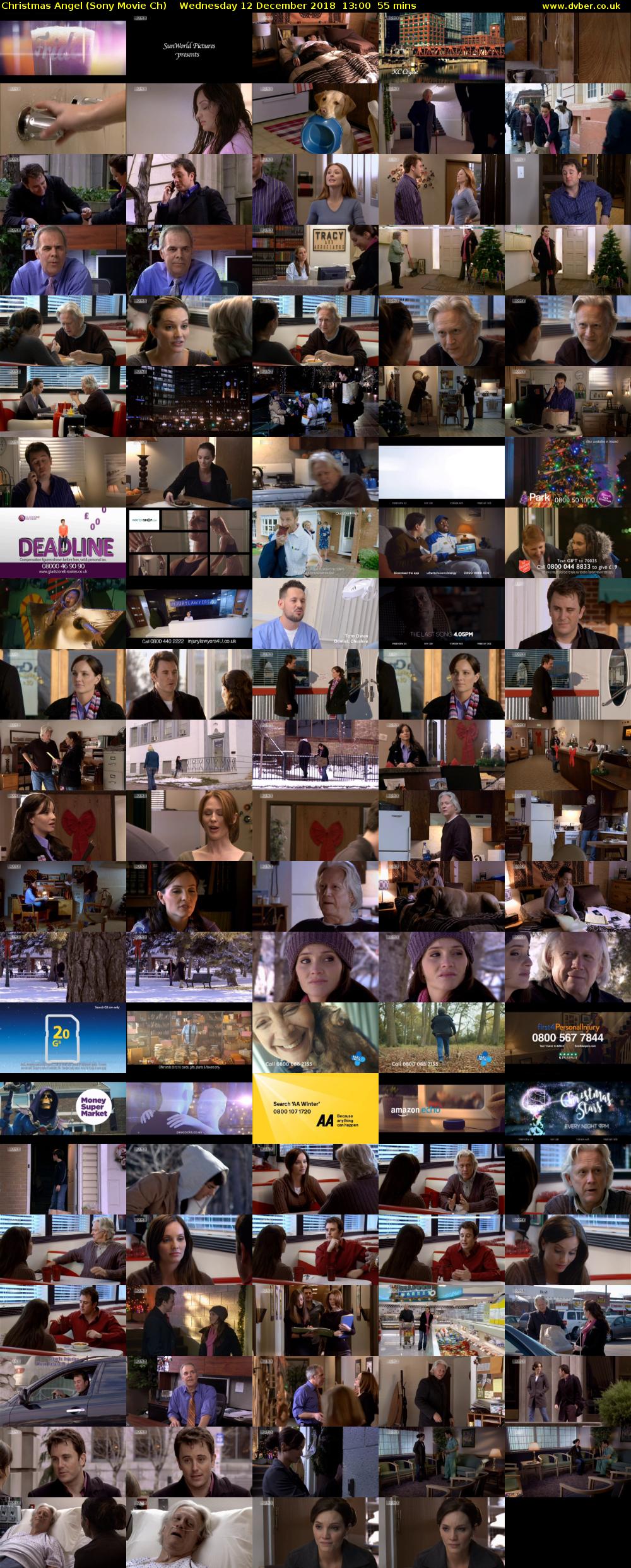 Christmas Angel (Sony Movie Ch) Wednesday 12 December 2018 13:00 - 13:55