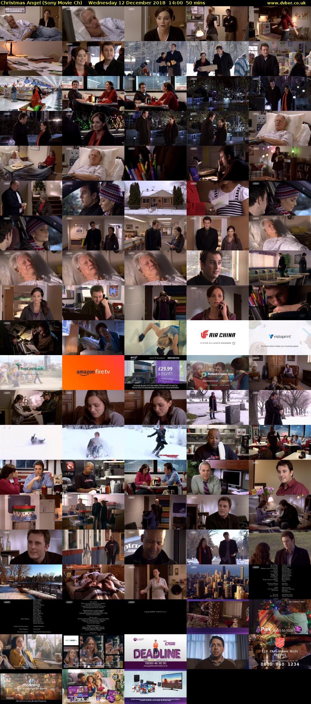 Christmas Angel (Sony Movie Ch) Wednesday 12 December 2018 14:00 - 14:50