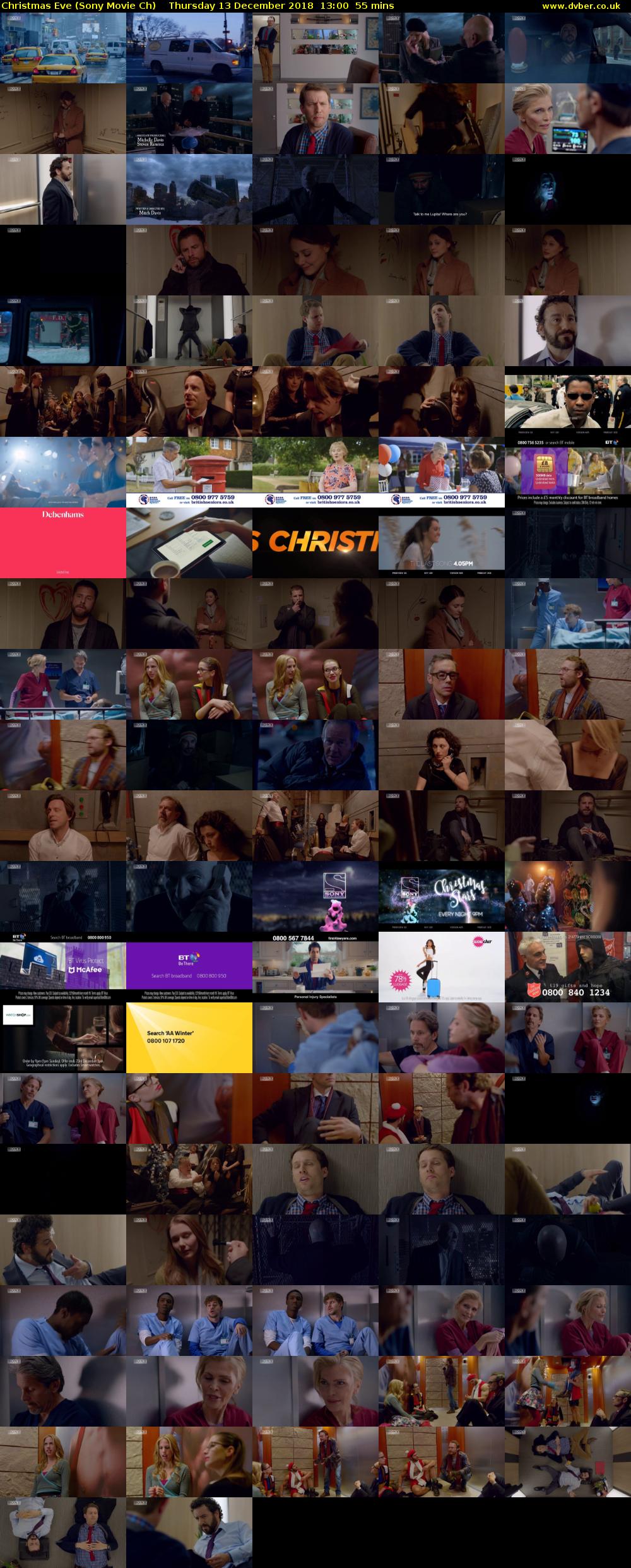 Christmas Eve (Sony Movie Ch) Thursday 13 December 2018 13:00 - 13:55