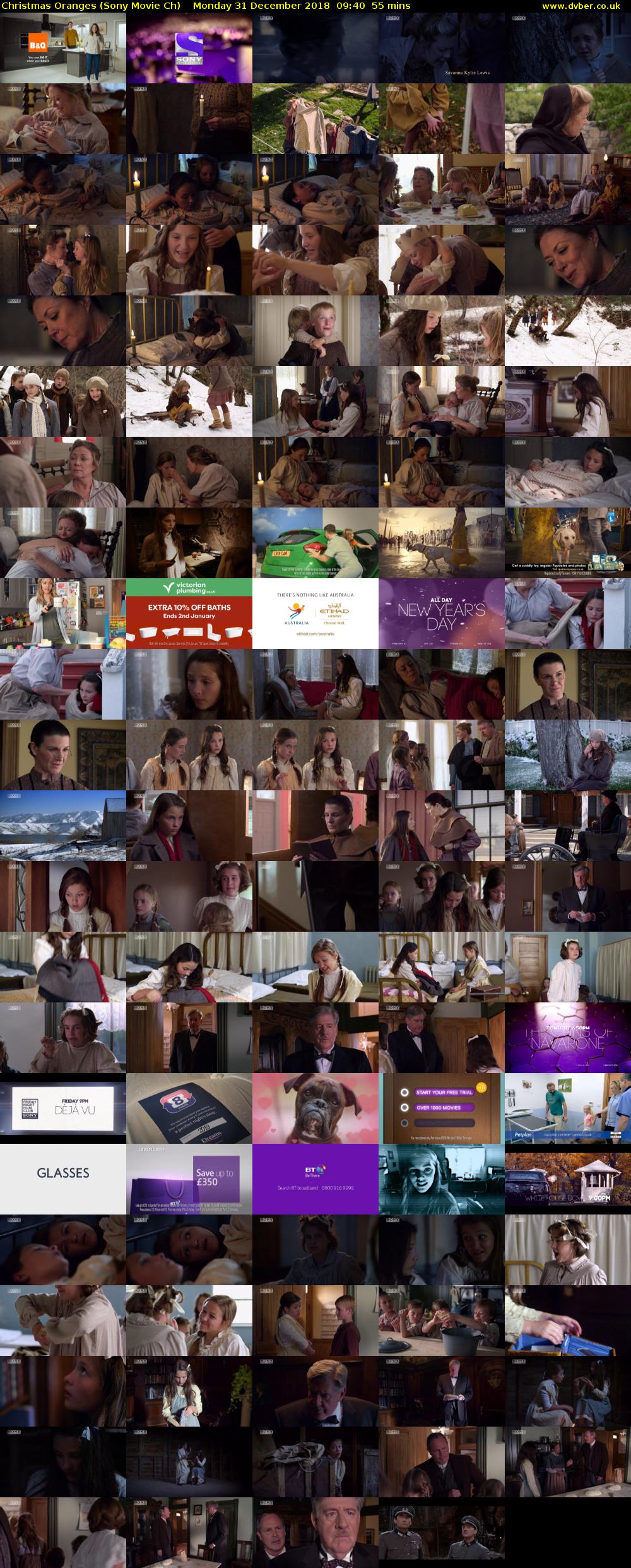 Christmas Oranges (Sony Movie Ch) Monday 31 December 2018 09:40 - 10:35