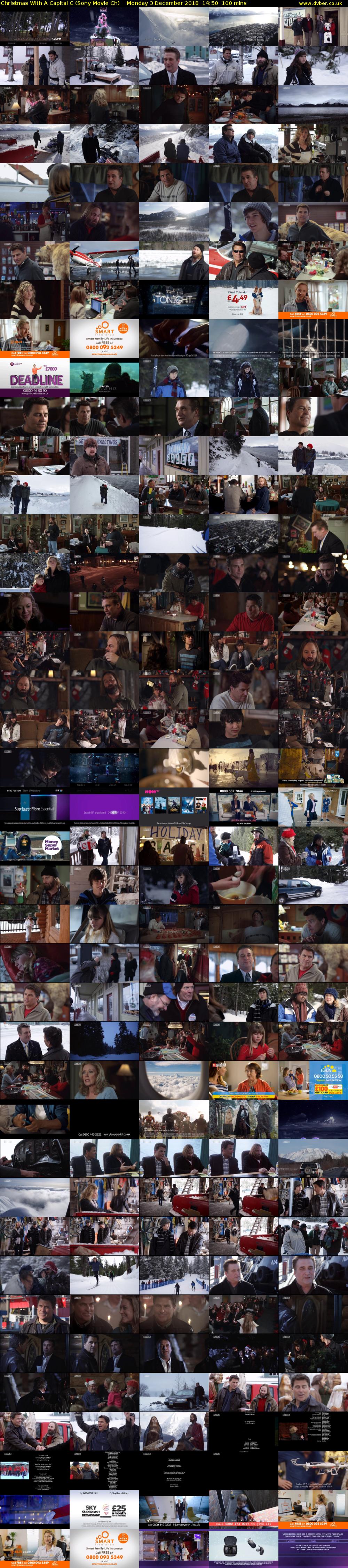 Christmas With A Capital C (Sony Movie Ch) Monday 3 December 2018 14:50 - 16:30