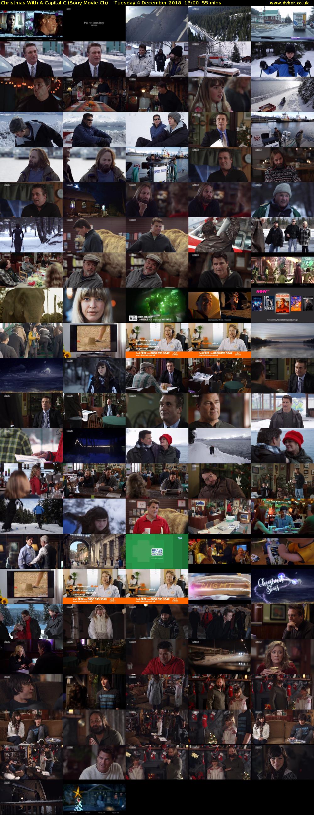 Christmas With A Capital C (Sony Movie Ch) Tuesday 4 December 2018 13:00 - 13:55