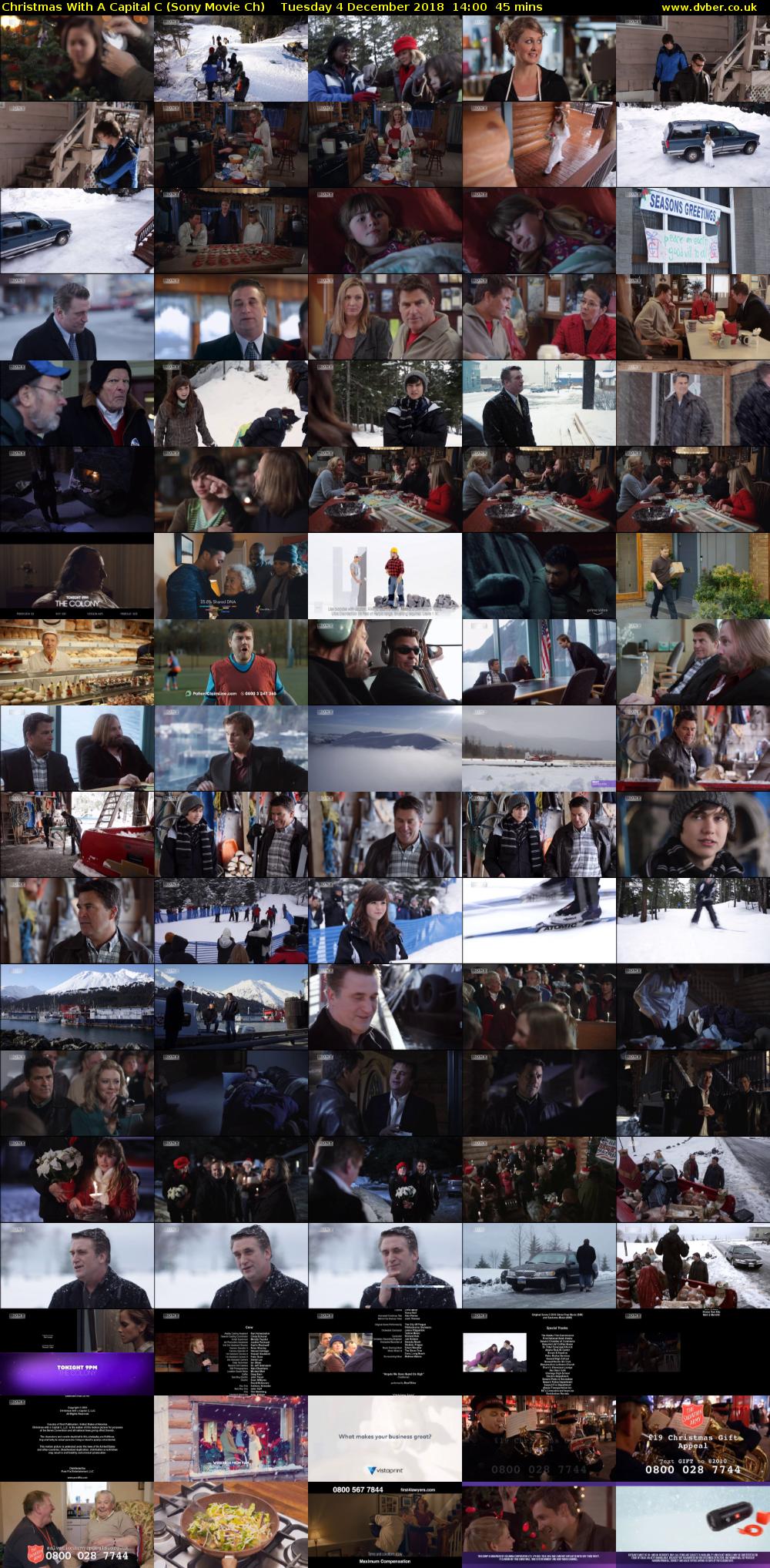 Christmas With A Capital C (Sony Movie Ch) Tuesday 4 December 2018 14:00 - 14:45