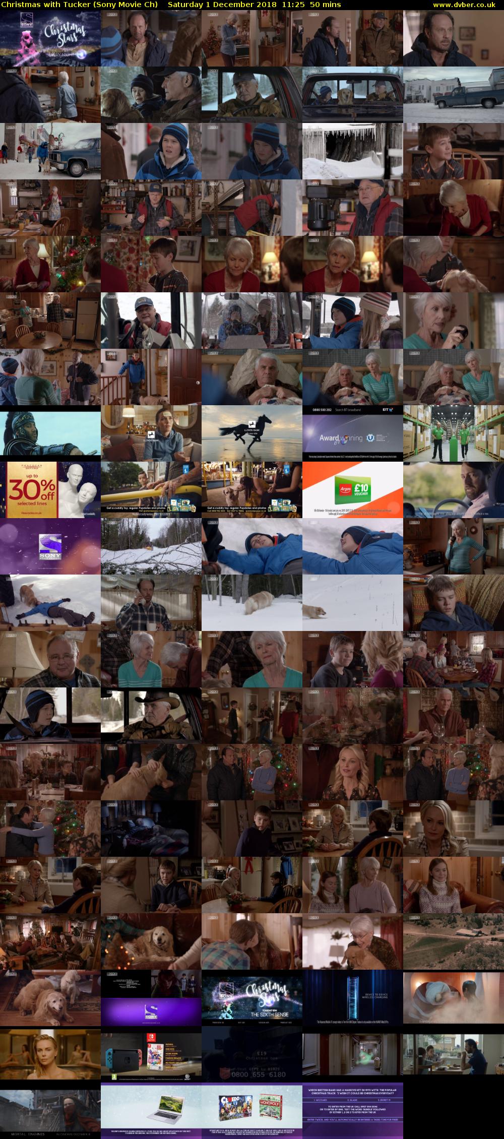 Christmas with Tucker (Sony Movie Ch) Saturday 1 December 2018 11:25 - 12:15