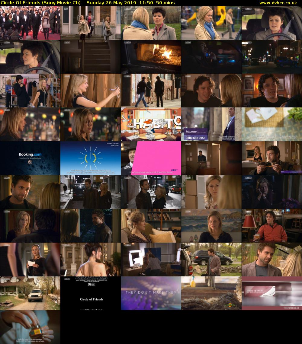 Circle Of Friends (Sony Movie Ch) Sunday 26 May 2019 11:50 - 12:40