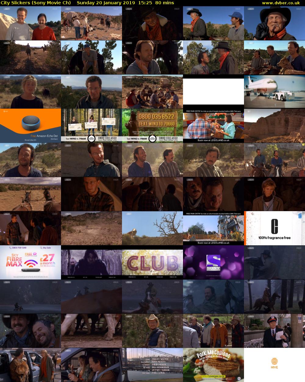 City Slickers (Sony Movie Ch) Sunday 20 January 2019 15:25 - 16:45