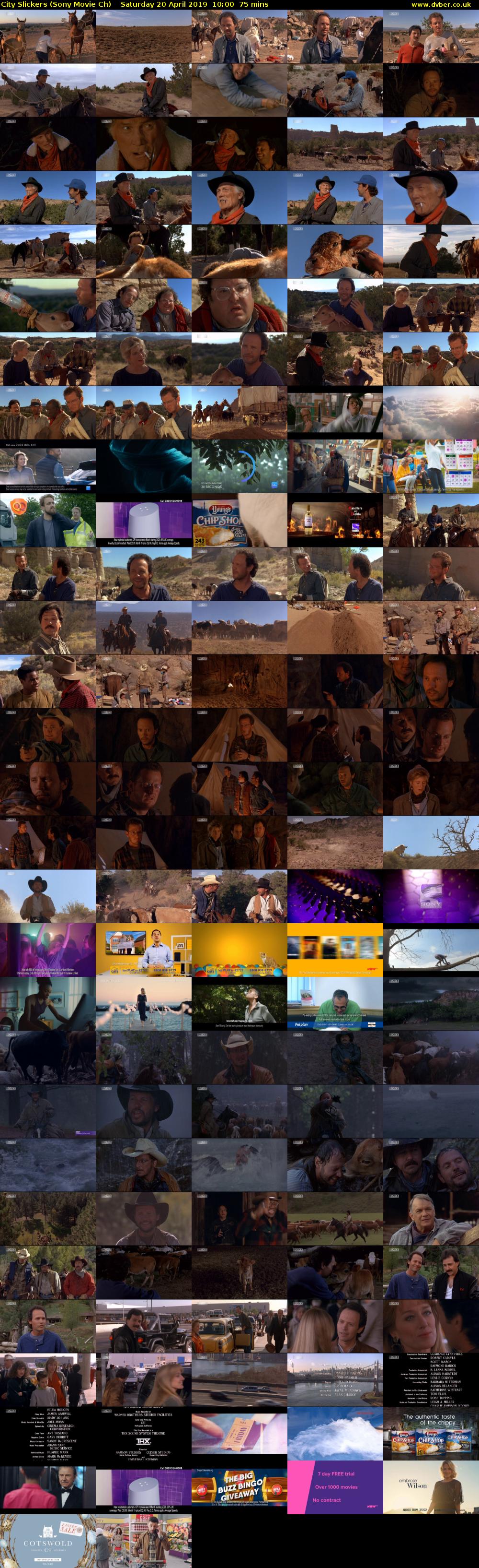 City Slickers (Sony Movie Ch) Saturday 20 April 2019 10:00 - 11:15