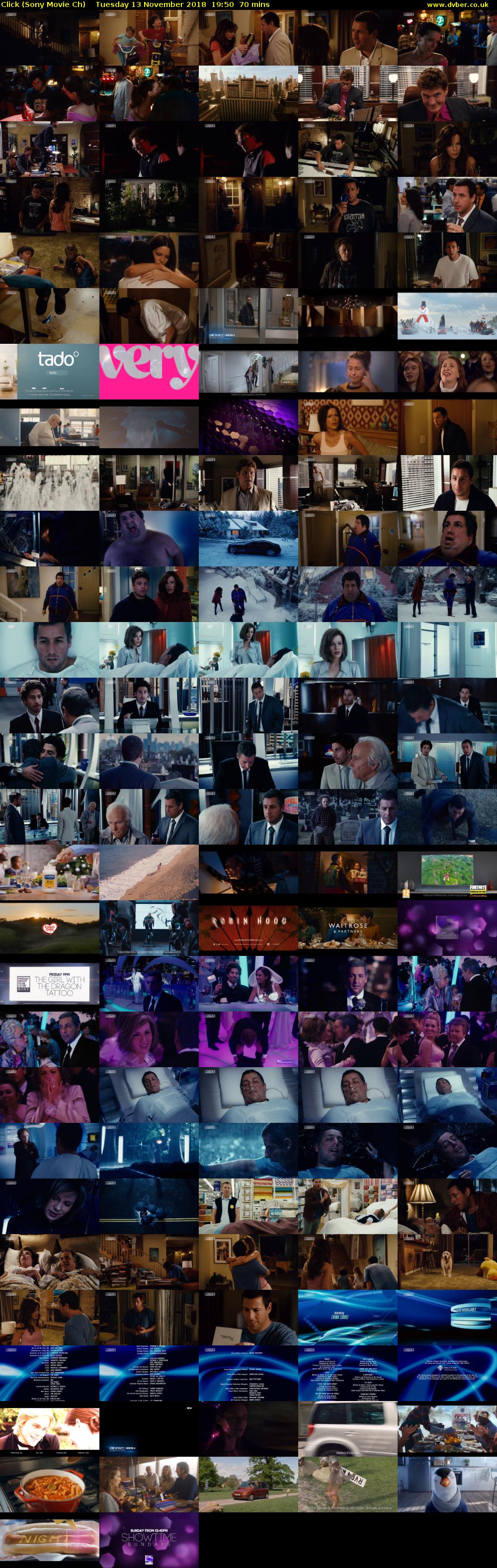Click (Sony Movie Ch) Tuesday 13 November 2018 19:50 - 21:00