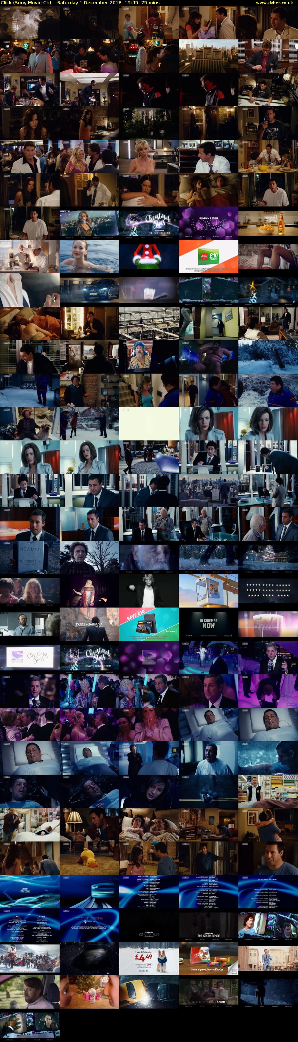 Click (Sony Movie Ch) Saturday 1 December 2018 19:45 - 21:00