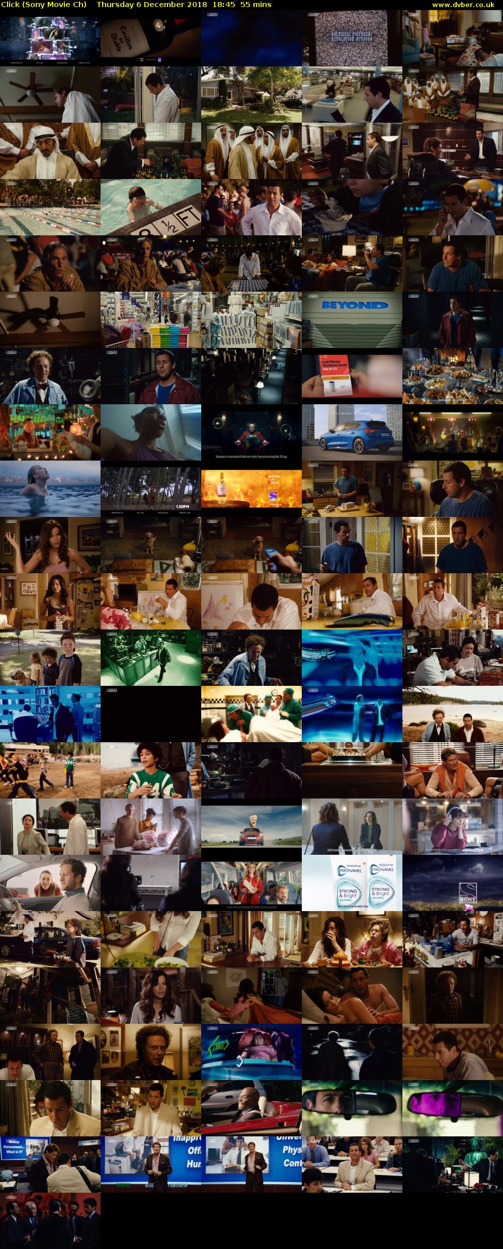 Click (Sony Movie Ch) Thursday 6 December 2018 18:45 - 19:40