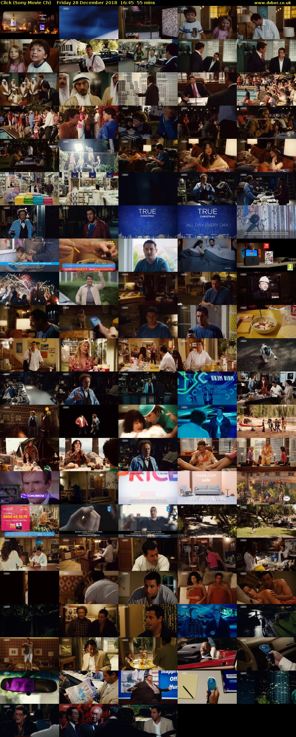 Click (Sony Movie Ch) Friday 28 December 2018 16:45 - 17:40