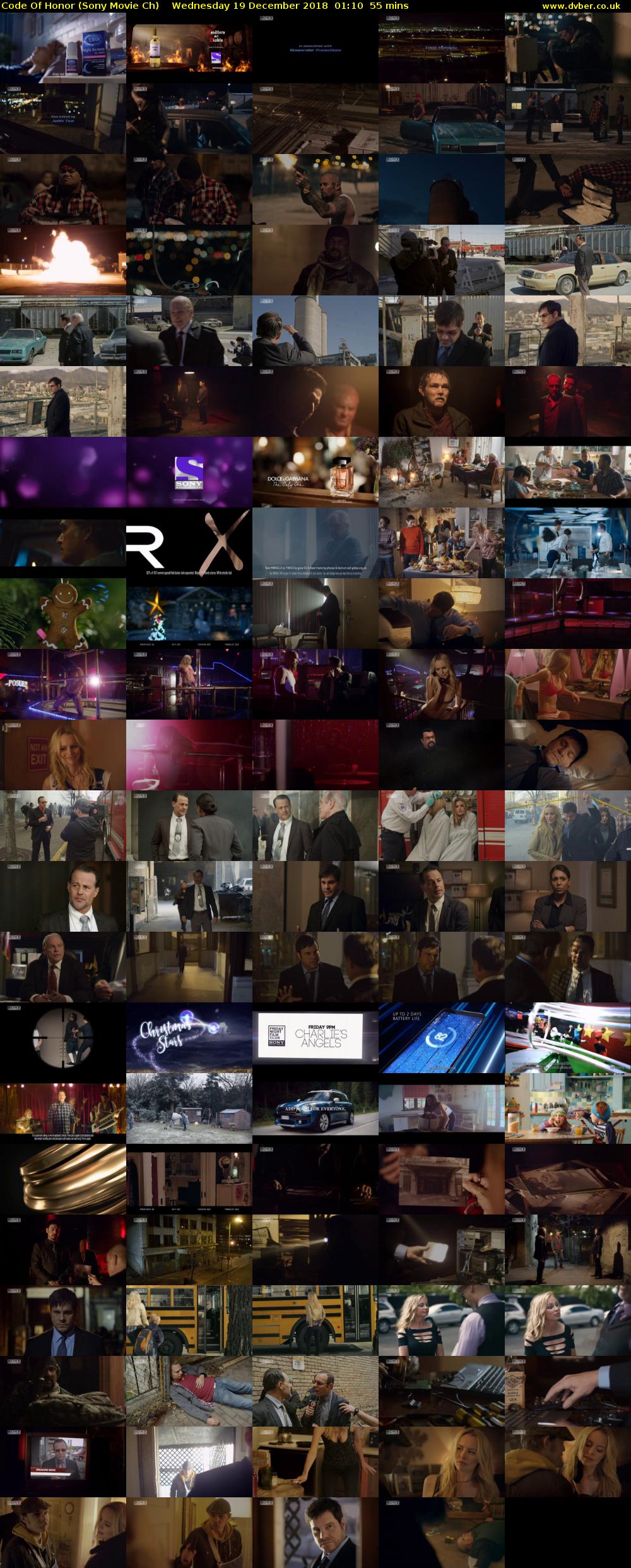 Code Of Honor (Sony Movie Ch) Wednesday 19 December 2018 01:10 - 02:05