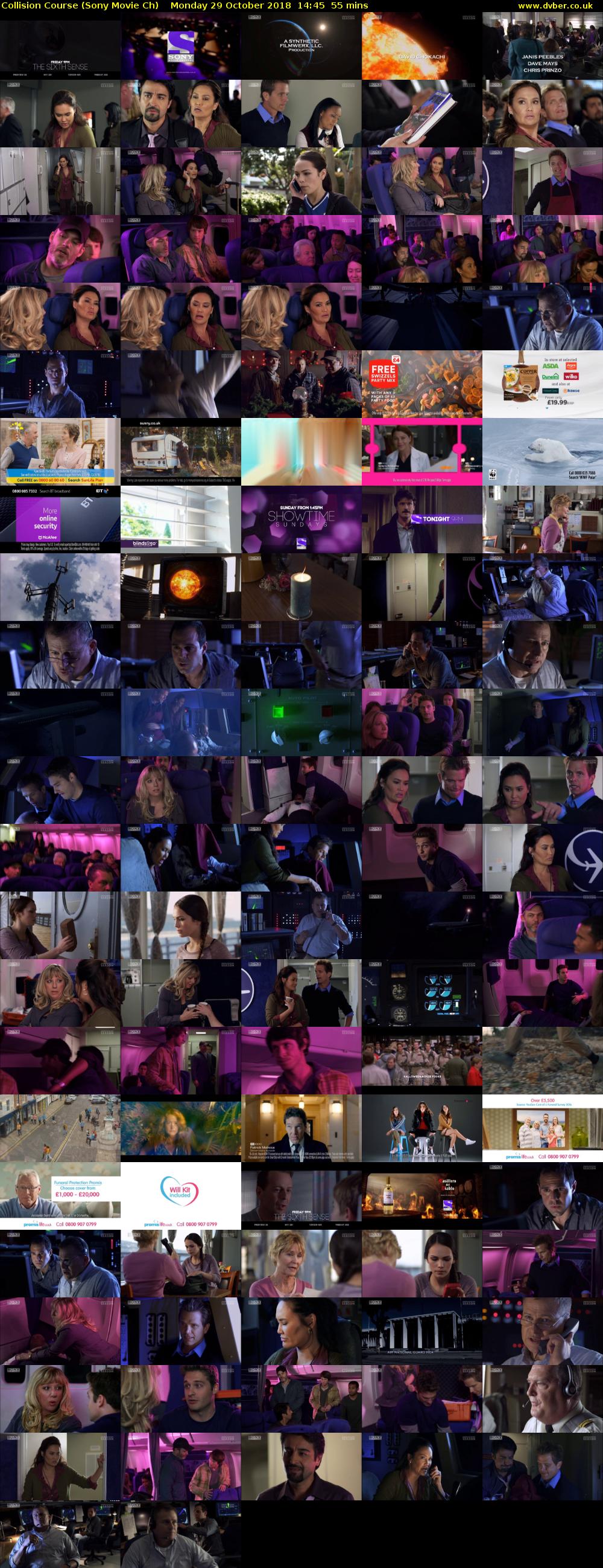 Collision Course (Sony Movie Ch) Monday 29 October 2018 14:45 - 15:40