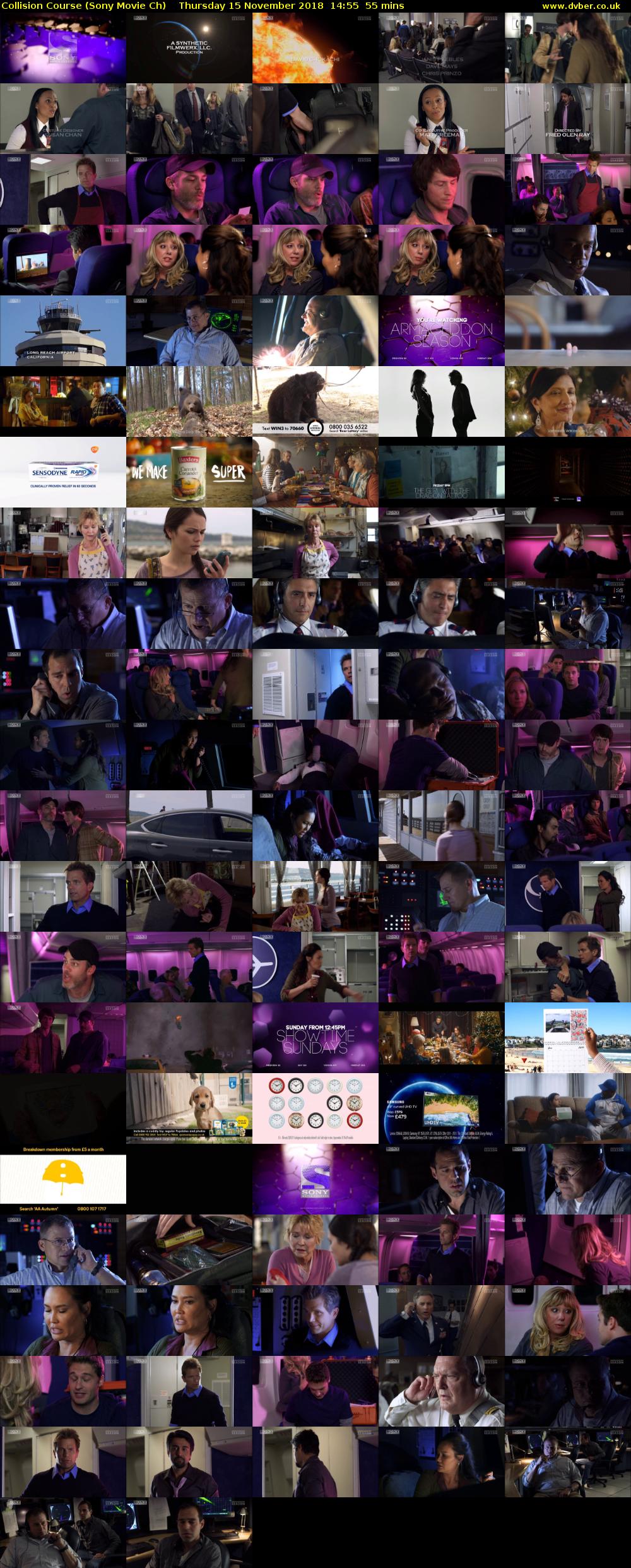 Collision Course (Sony Movie Ch) Thursday 15 November 2018 14:55 - 15:50