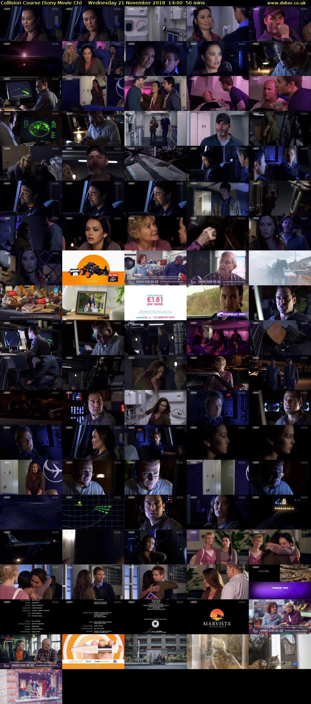 Collision Course (Sony Movie Ch) Wednesday 21 November 2018 14:00 - 14:50