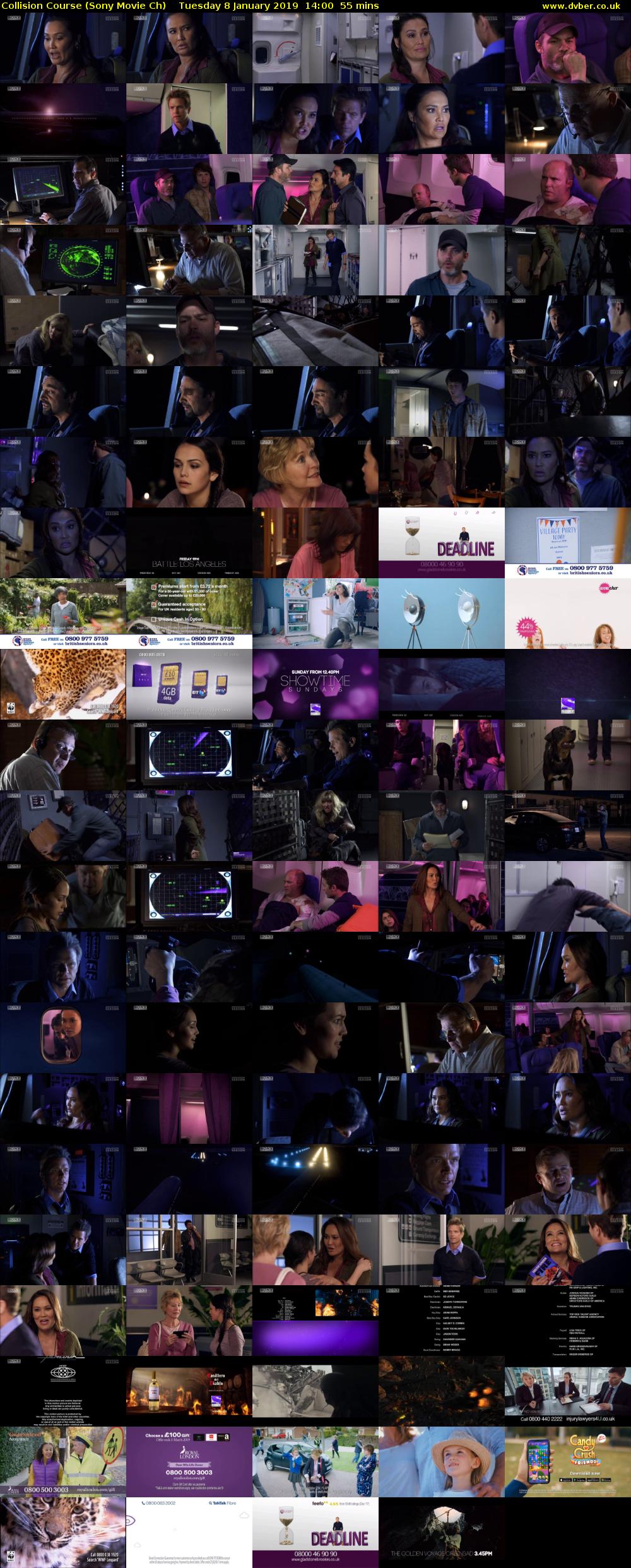 Collision Course (Sony Movie Ch) Tuesday 8 January 2019 14:00 - 14:55