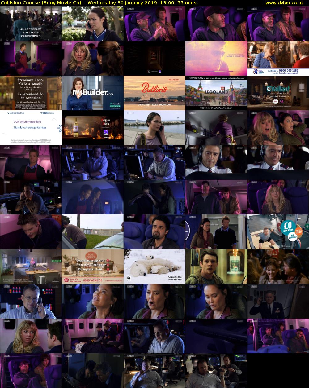 Collision Course (Sony Movie Ch) Wednesday 30 January 2019 13:00 - 13:55