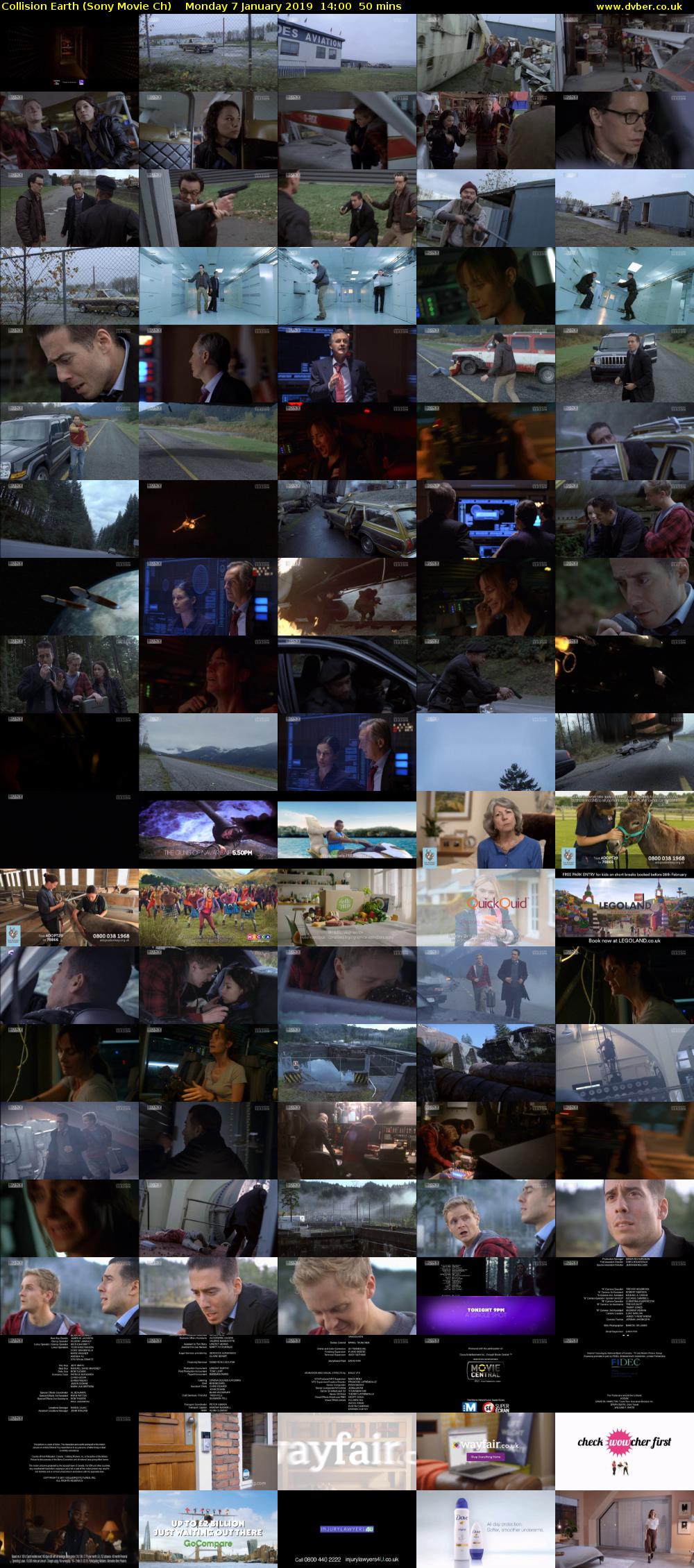 Collision Earth (Sony Movie Ch) Monday 7 January 2019 14:00 - 14:50