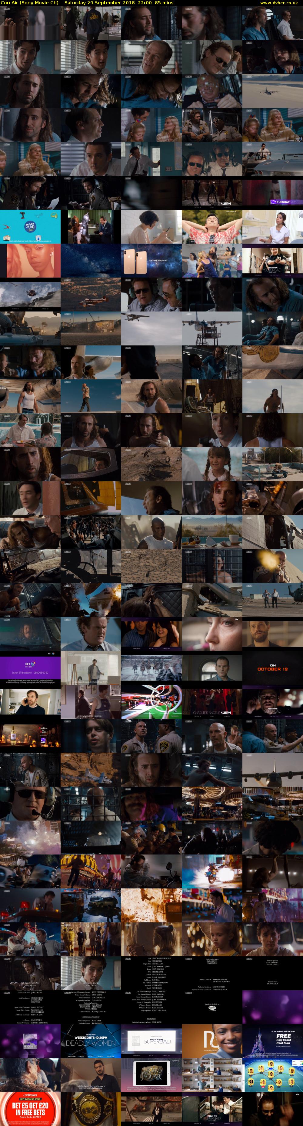 Con Air (Sony Movie Ch) Saturday 29 September 2018 22:00 - 23:25