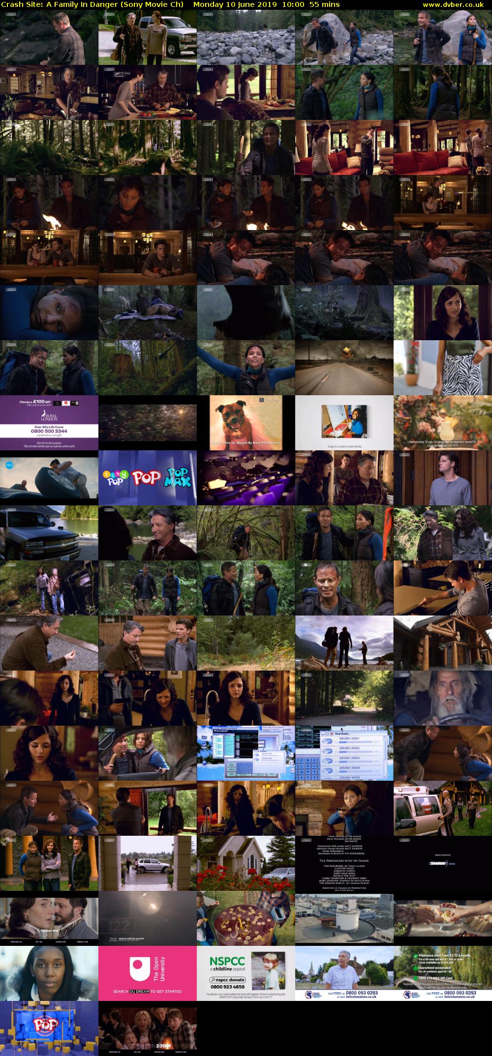 Crash Site: A Family In Danger (Sony Movie Ch) Monday 10 June 2019 10:00 - 10:55