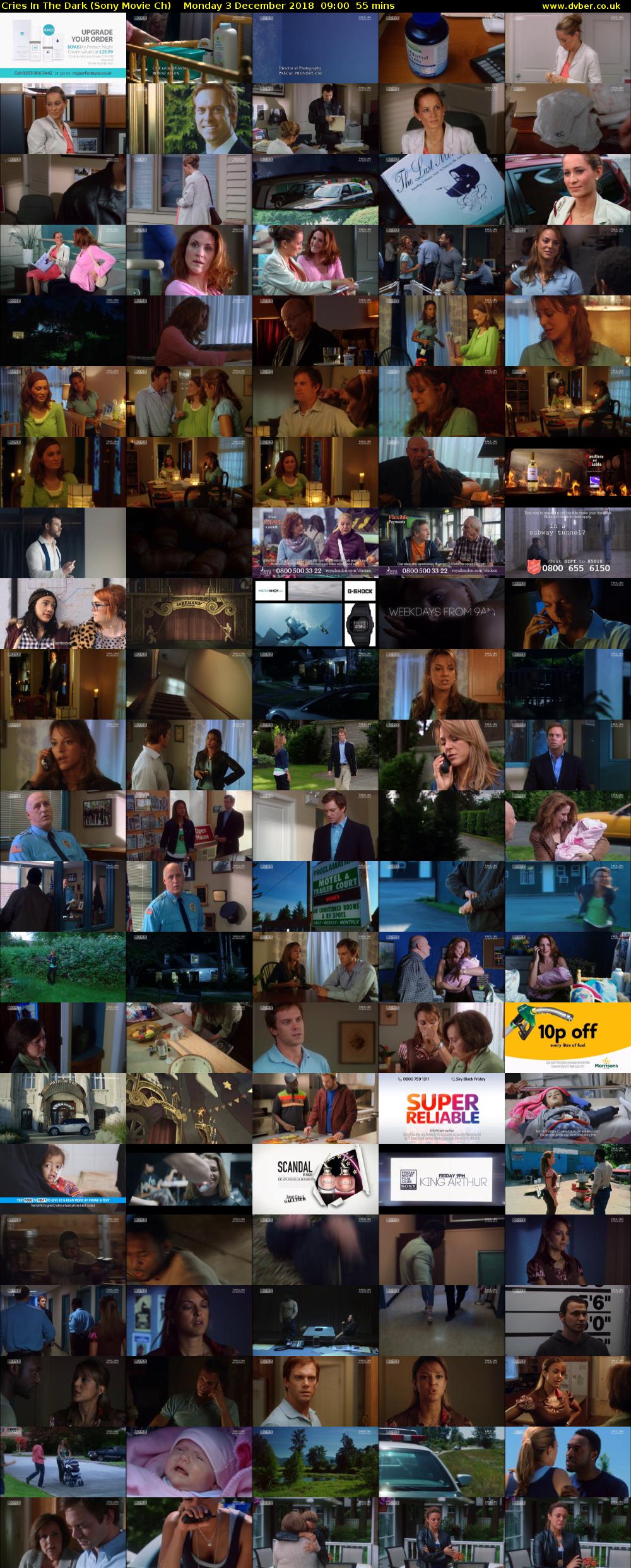 Cries In The Dark (Sony Movie Ch) Monday 3 December 2018 09:00 - 09:55