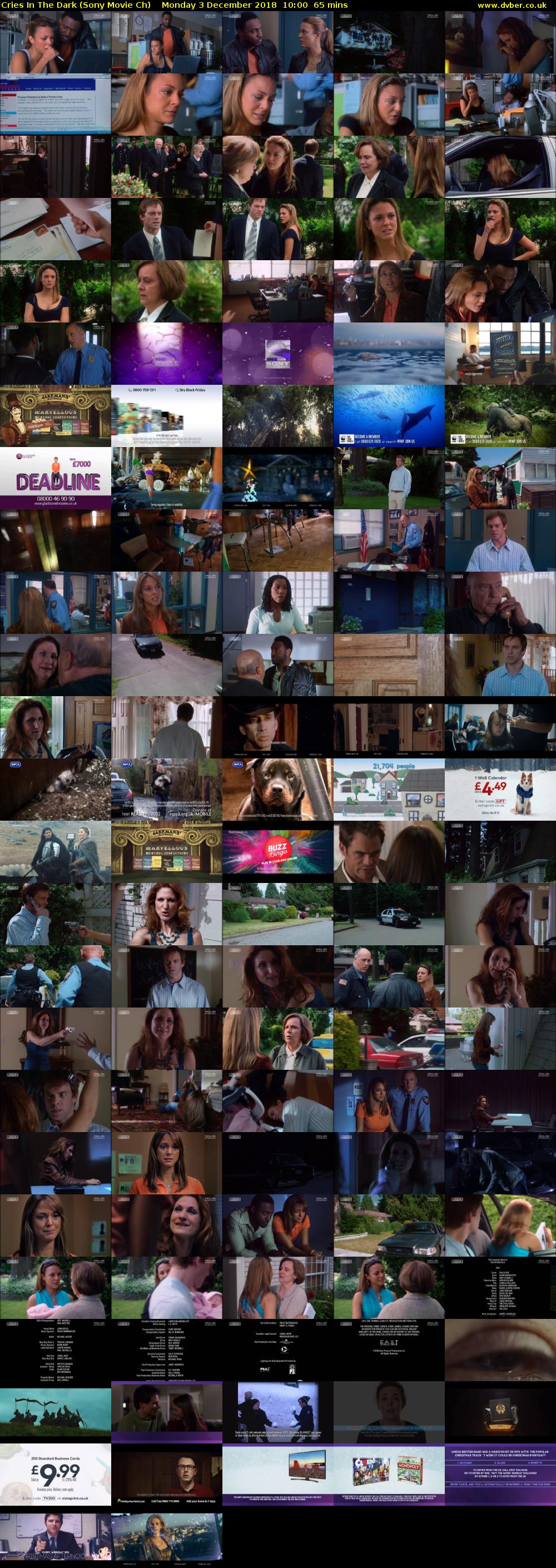 Cries In The Dark (Sony Movie Ch) Monday 3 December 2018 10:00 - 11:05