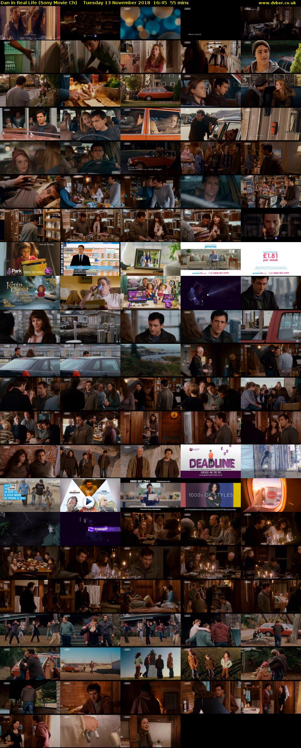 Dan In Real Life (Sony Movie Ch) Tuesday 13 November 2018 16:45 - 17:40