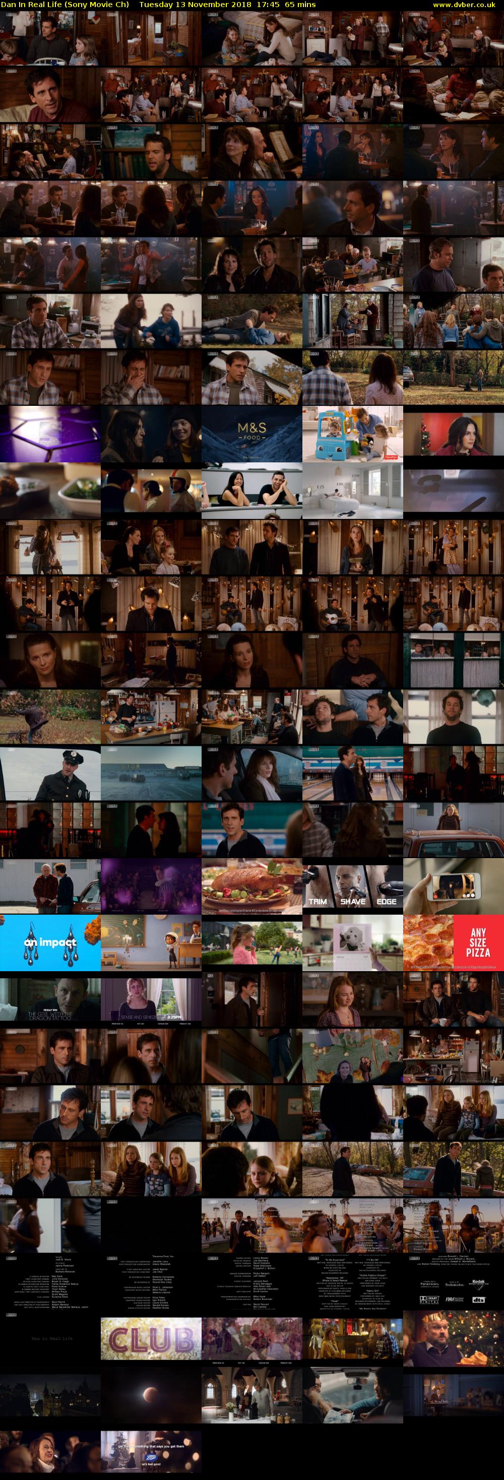 Dan In Real Life (Sony Movie Ch) Tuesday 13 November 2018 17:45 - 18:50