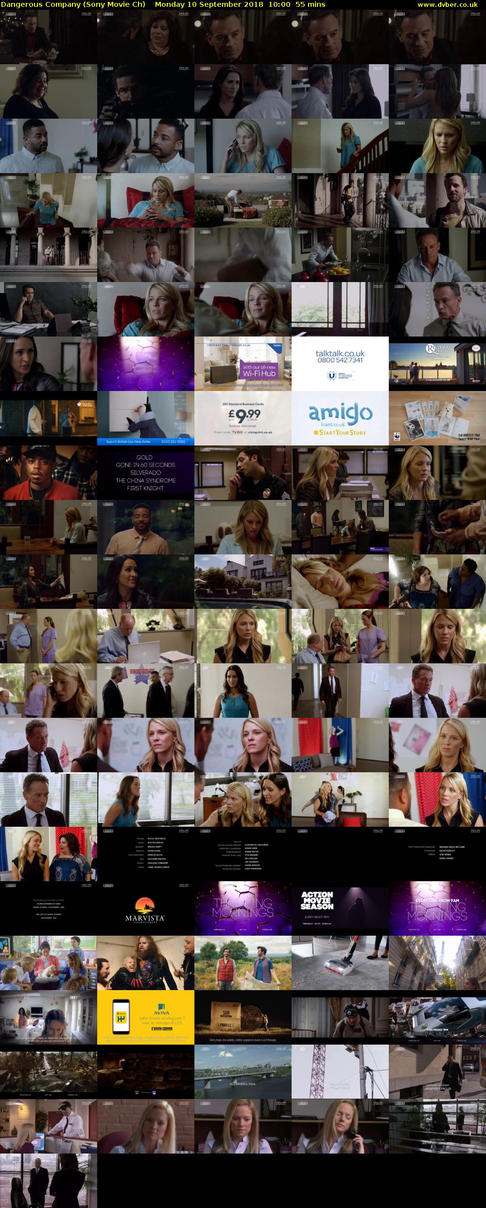 Dangerous Company (Sony Movie Ch) Monday 10 September 2018 10:00 - 10:55