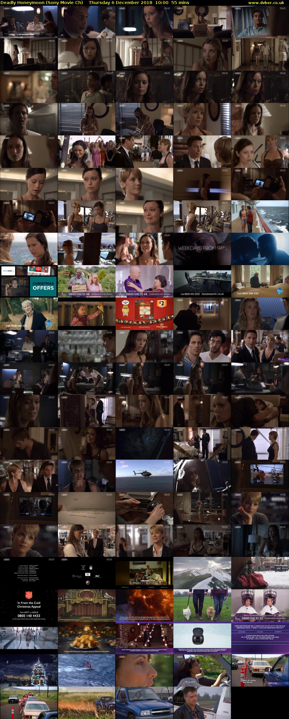 Deadly Honeymoon (Sony Movie Ch) Thursday 6 December 2018 10:00 - 10:55